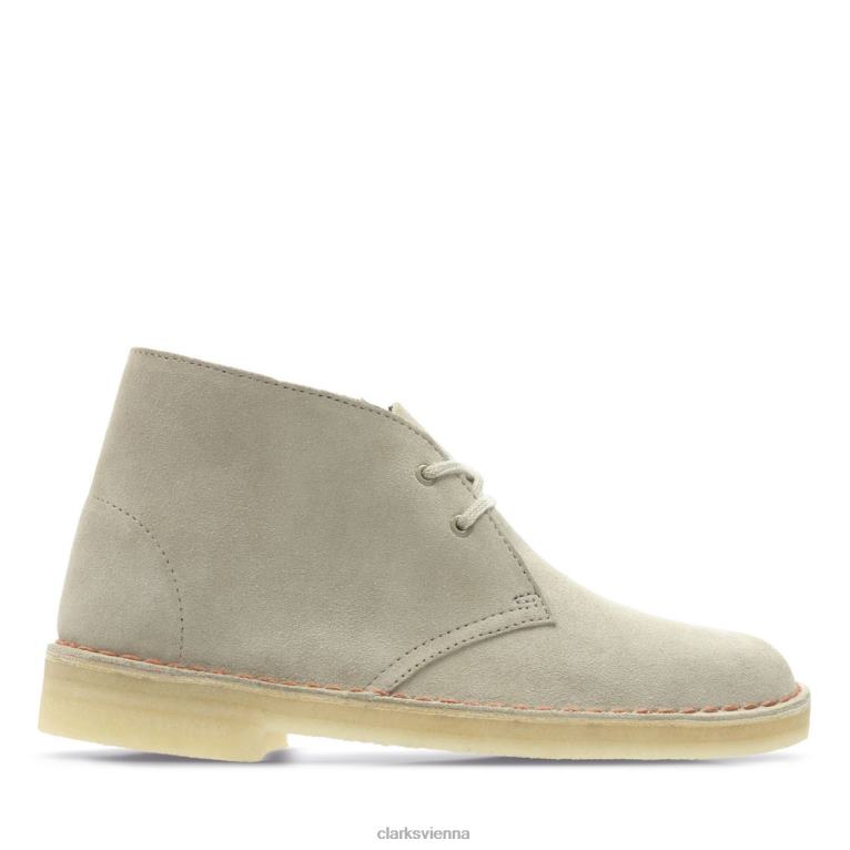 Frauen Clarks Desert Boot Wildleder von Clarks 80BRV6175 Sand-Wildleder