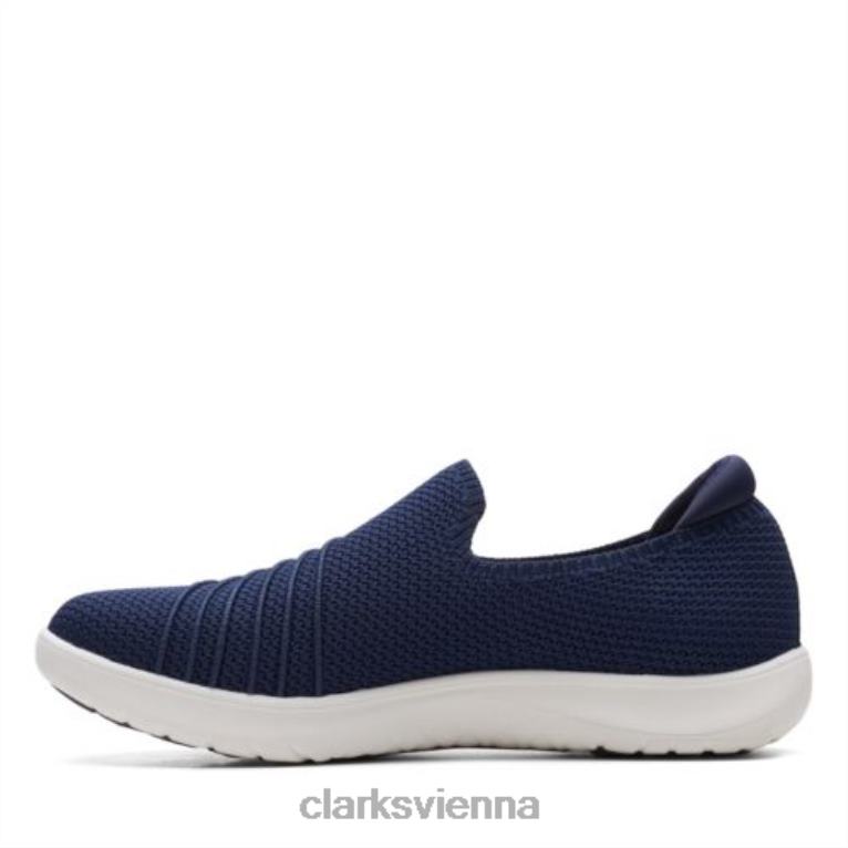 Frauen Clarks Adella Step Clarks Marine 80BRV3871 Marine