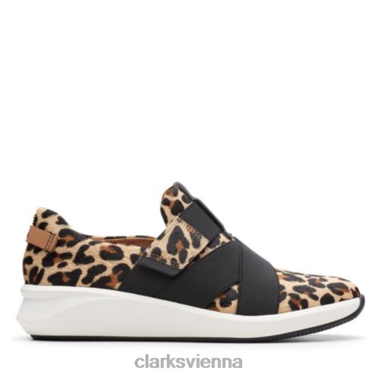 Frauen Clarks Clarks Leopard Un Rio-Armband 80BRV4041 Leopard