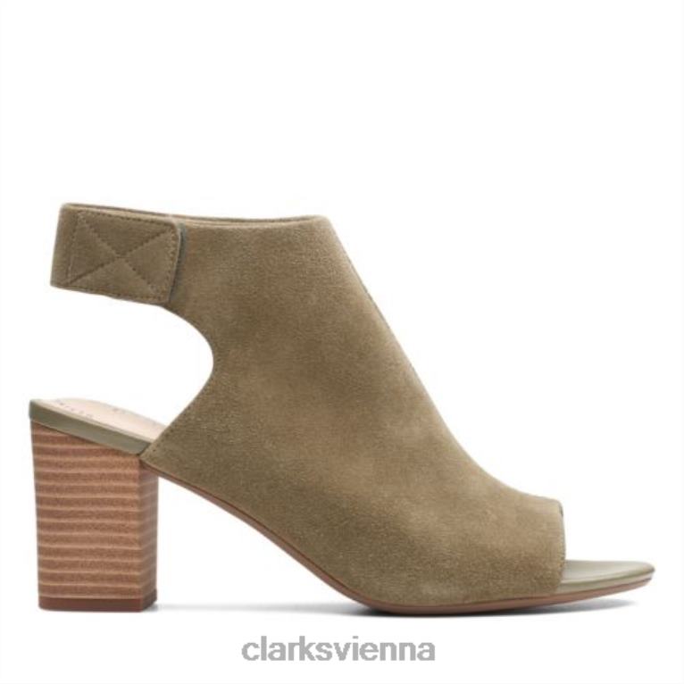 Frauen Clarks Clarks Olive Deva Bell 80BRV3881 Olive