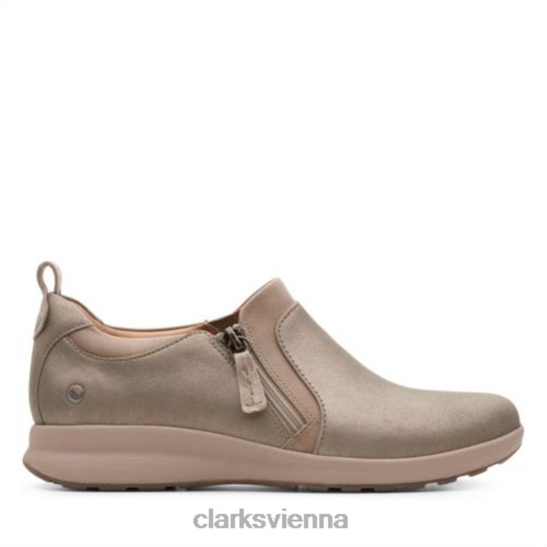 Frauen Clarks Clarks Un Adorn Zip Taupe 80BRV3930 Taupe