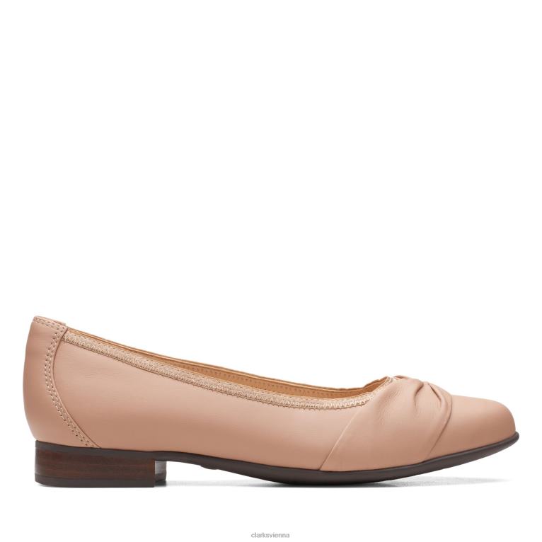 Frauen Clarks Clarks Un Blush Wish Pralinenleder 80BRV3346 Pralinenleder