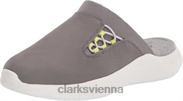 Frauen Clarks Clarks graue Textil-Damen-Mule „Nova Ease“. 80BRV753