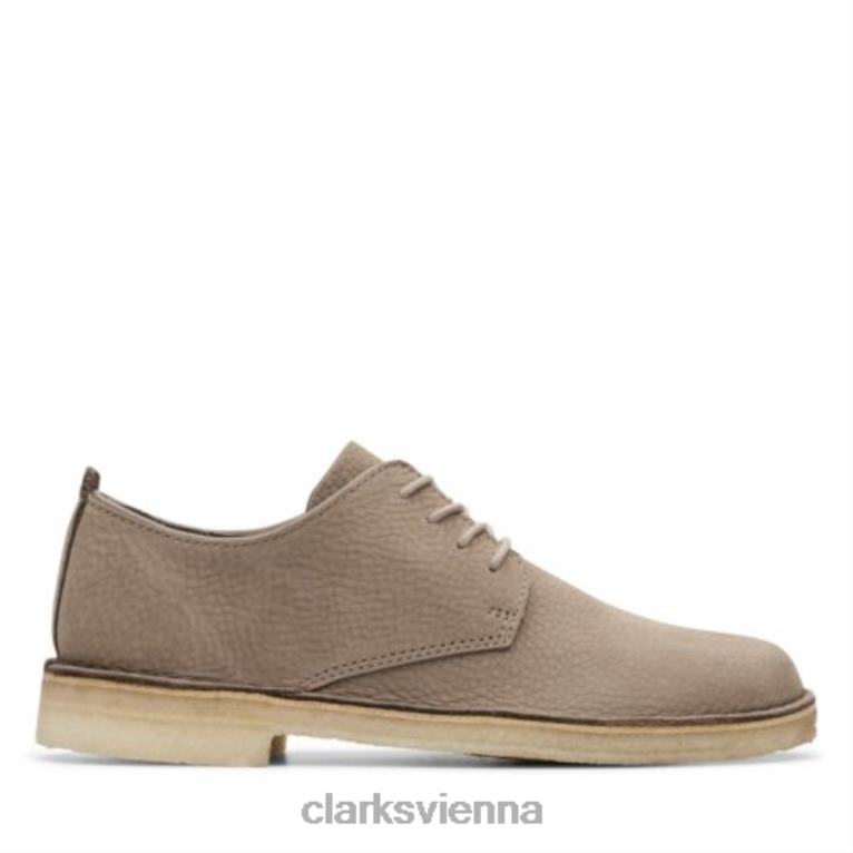 Frauen Clarks Desert London Clarks Mushroom Nubuk 80BRV3957 Pilz-Nubuk