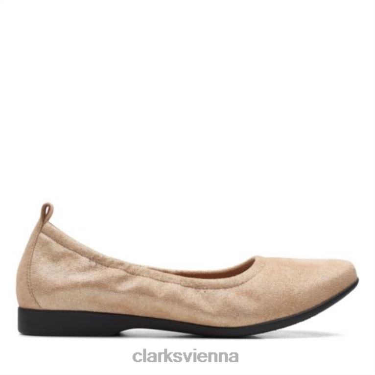 Frauen Clarks Ein toller Vibe in Clarks-Goldmetallic 80BRV3999 Goldmetallic