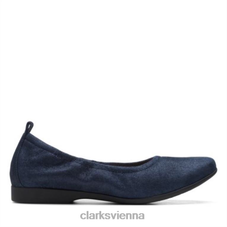 Frauen Clarks Ein toller Vibe von Clarks Navy 80BRV3935 Marine