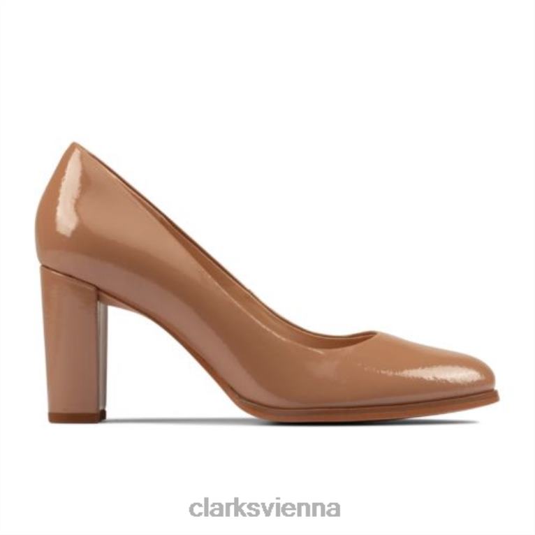 Frauen Clarks Kaylcara 2 Praline Patent Clarks 80BRV3990 Pralinenpatent