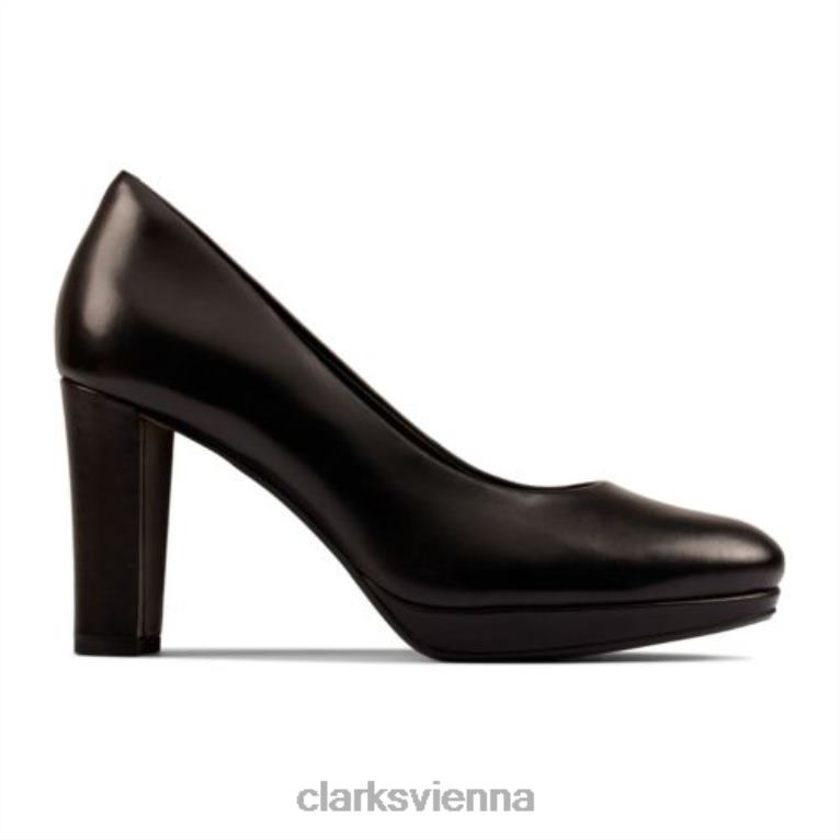 Frauen Clarks Kendra Sienna Black Clarks 80BRV3934 Schwarz