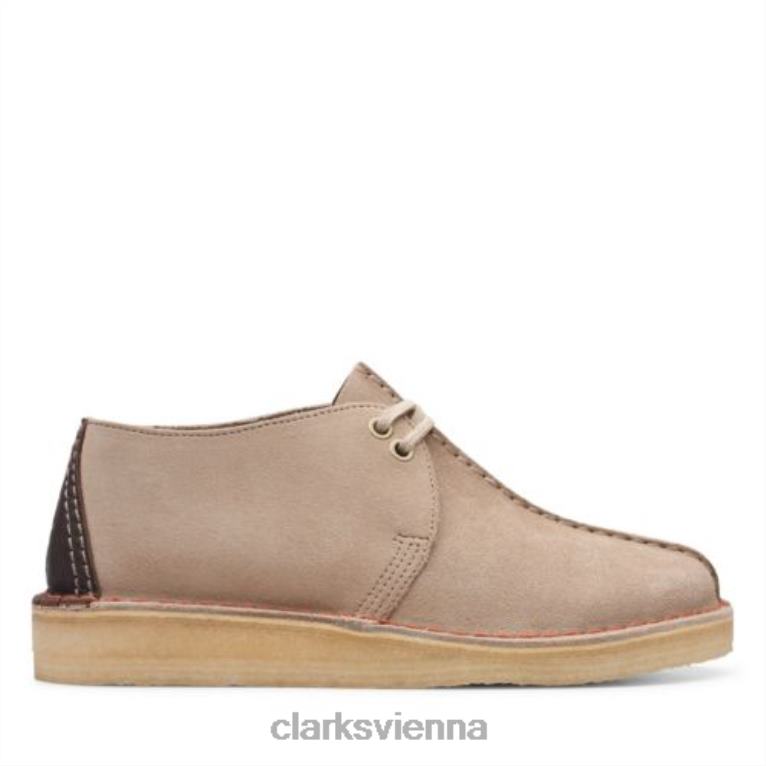 Frauen Clarks Sand Wildleder Clarks Desert Trek 80BRV3955 Sand-Wildleder