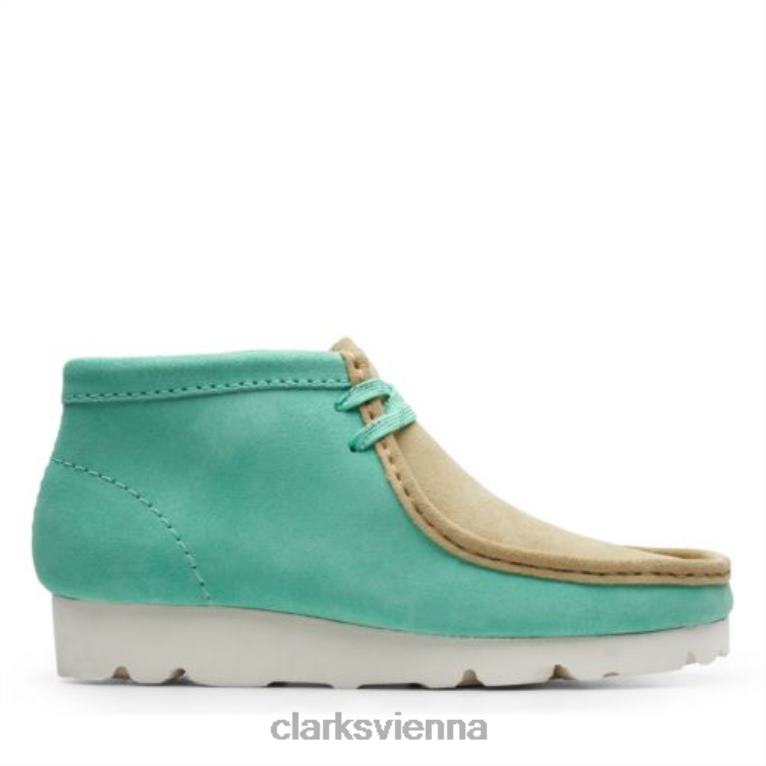 Frauen Clarks Spearmint Clarks Wallabee Gen 80BRV3960 grüne Minze