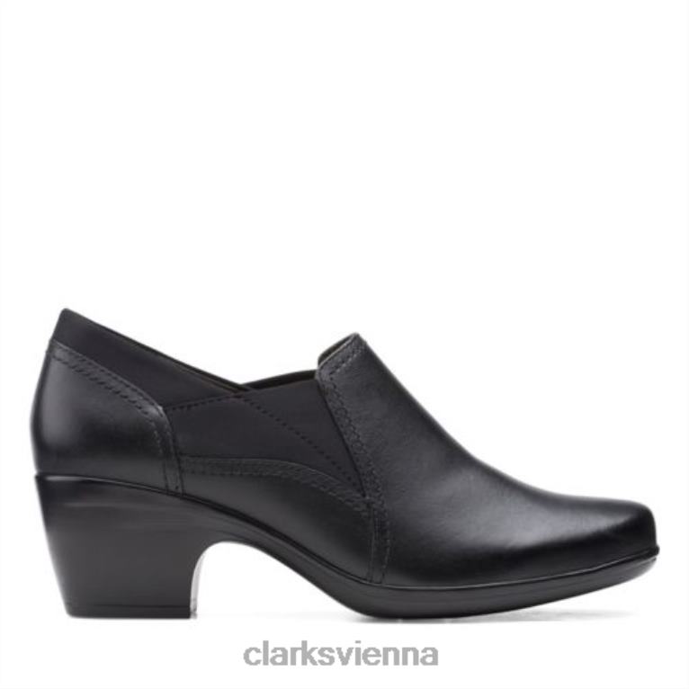 Frauen Clarks schwarze Emily Amelia Clarks 80BRV3980 Schwarz