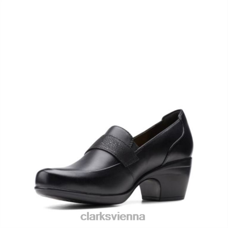 Frauen Clarks schwarze Emily Andria Clarks 80BRV3924 Schwarz