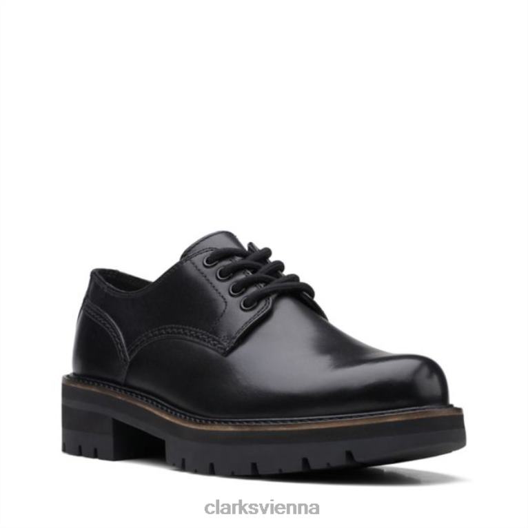 Frauen Clarks Clarks Black Orianna Derby Schwarz 80BRV6081 Schwarz