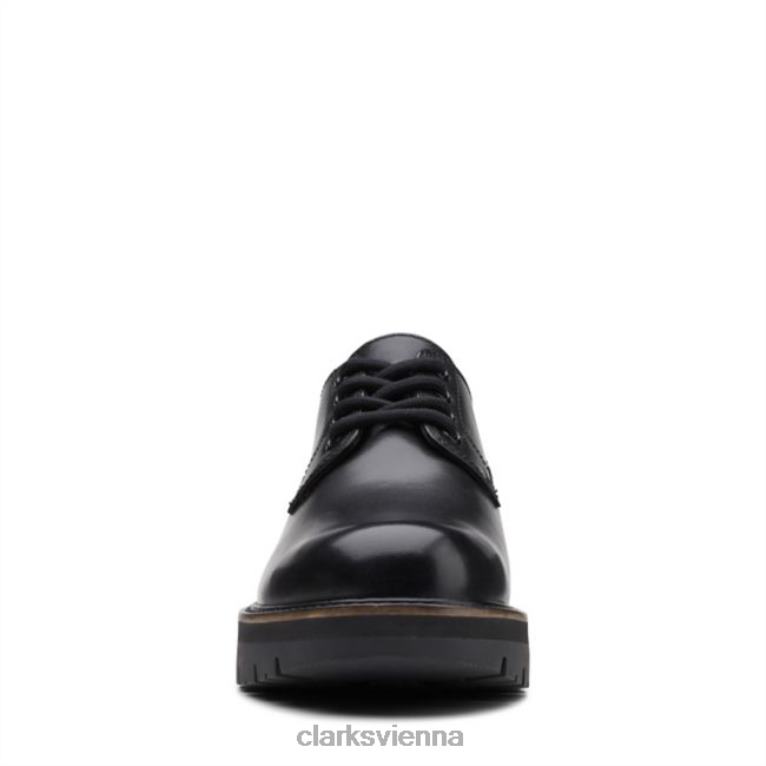 Frauen Clarks Clarks Black Orianna Derby Schwarz 80BRV6081 Schwarz