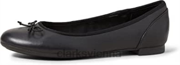 Frauen Clarks Damen Couture Bloom Ballerinas Clarks Schwarz 80BRV279 Schwarz