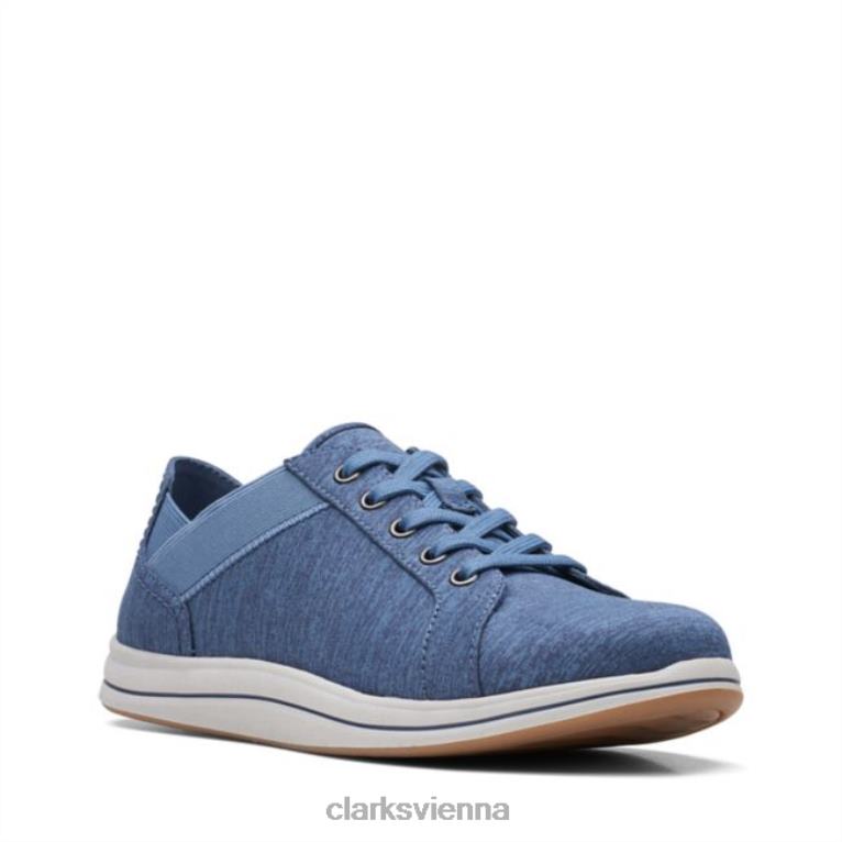 Frauen Clarks Clarks dunkelblaue Brise Himmel dunkelblau 80BRV6313 Dunkelblau