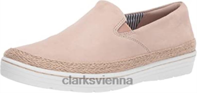 Frauen Clarks Damen Marie Pearl Loafer Clarks Blush Nubuk 80BRV2791