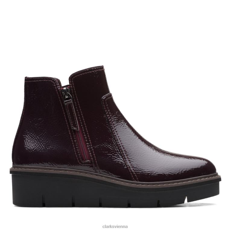 Frauen Clarks Airabell Zip Burgundy Burgundy Clarks 80BRV6438 Burgund