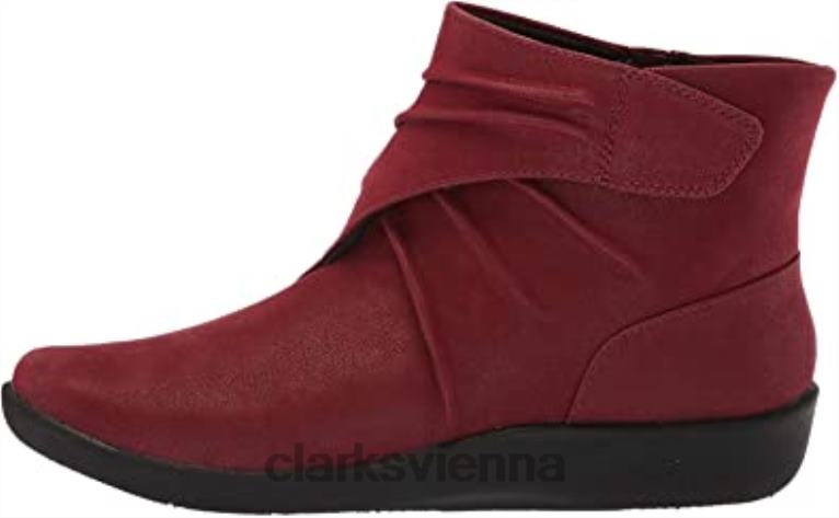 Frauen Clarks Clarks Damen Damenstiefel Sillian Tana Bordeaux 80BRV2865