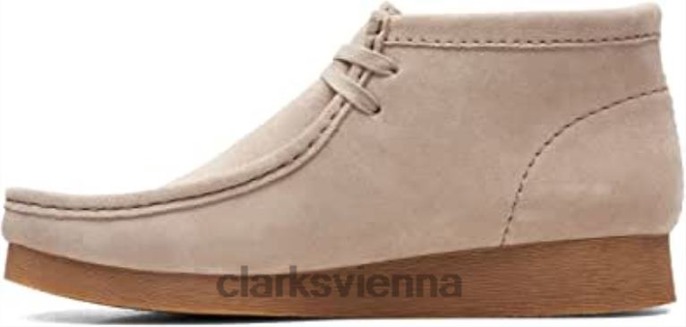 Frauen Clarks Clarks Sand Wallabee Boot 2 Damen 80BRV449 Sand