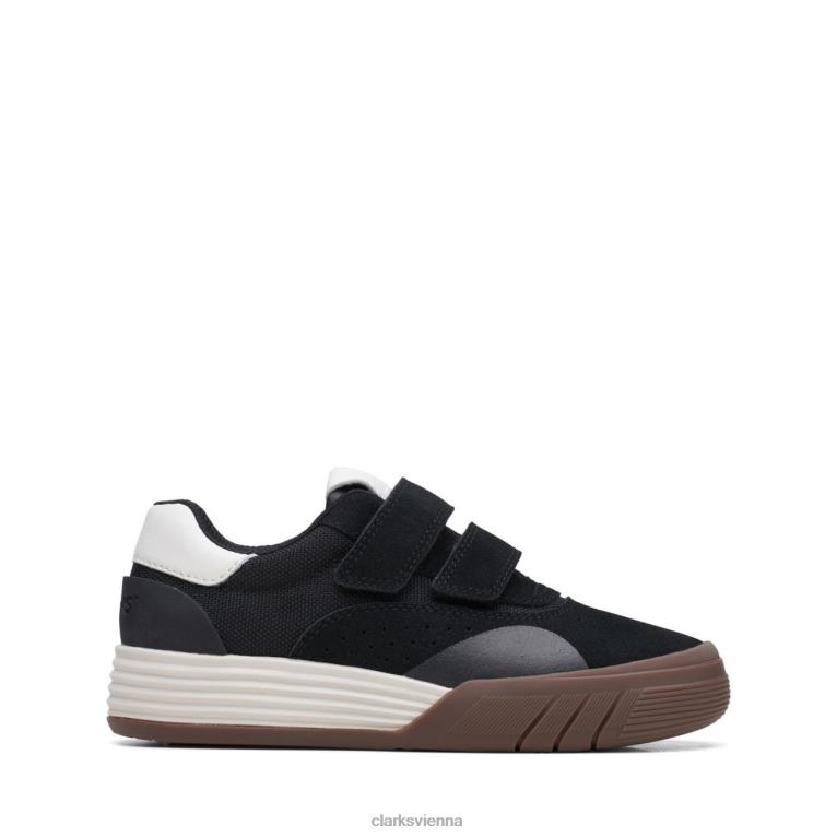 Kinder Clarks Cica Run Kid Black Clarks Black 80BRV5951 Schwarz