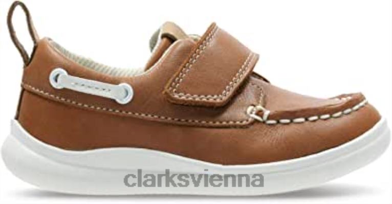 Kinder Clarks Clarks Jungen-Freizeitschuh im Bootsstil, Cloud Snap 80BRV1371