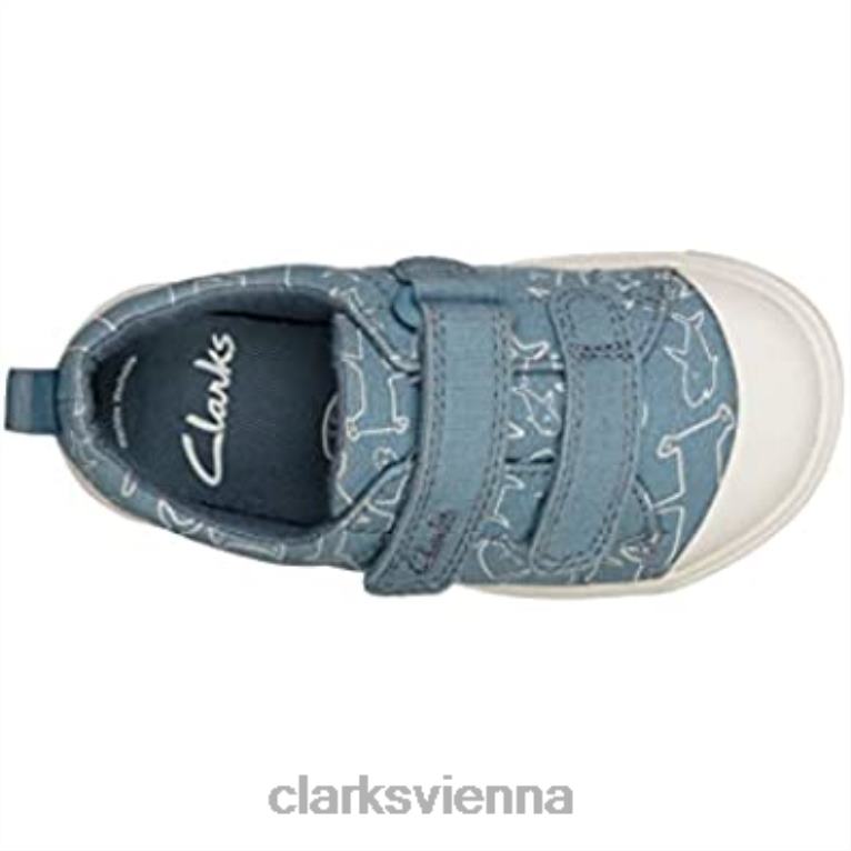 Kinder Clarks Stadt hell Säugling Segeltuchschuhe Clarks 80BRV1517