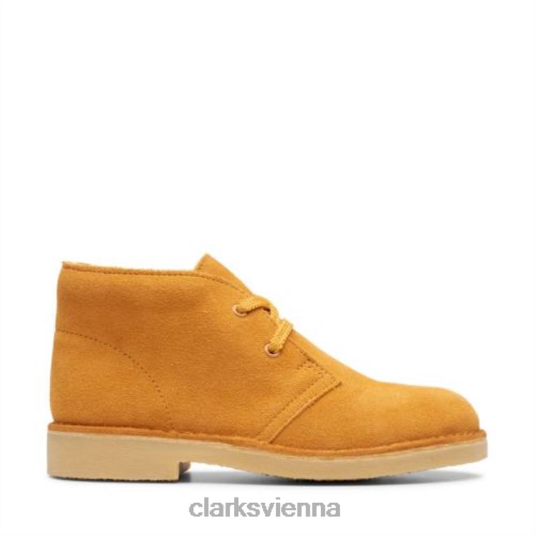 Kinder Clarks Kurkuma Clarks Desert Bootjnr g fit 80BRV4800 Kurkuma