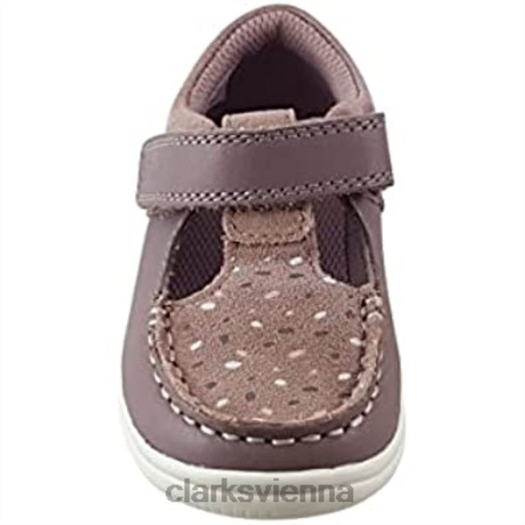 Kinder Clarks Clarks Crest Moc Kleinkind-Lederschuhe rosa 80BRV1019