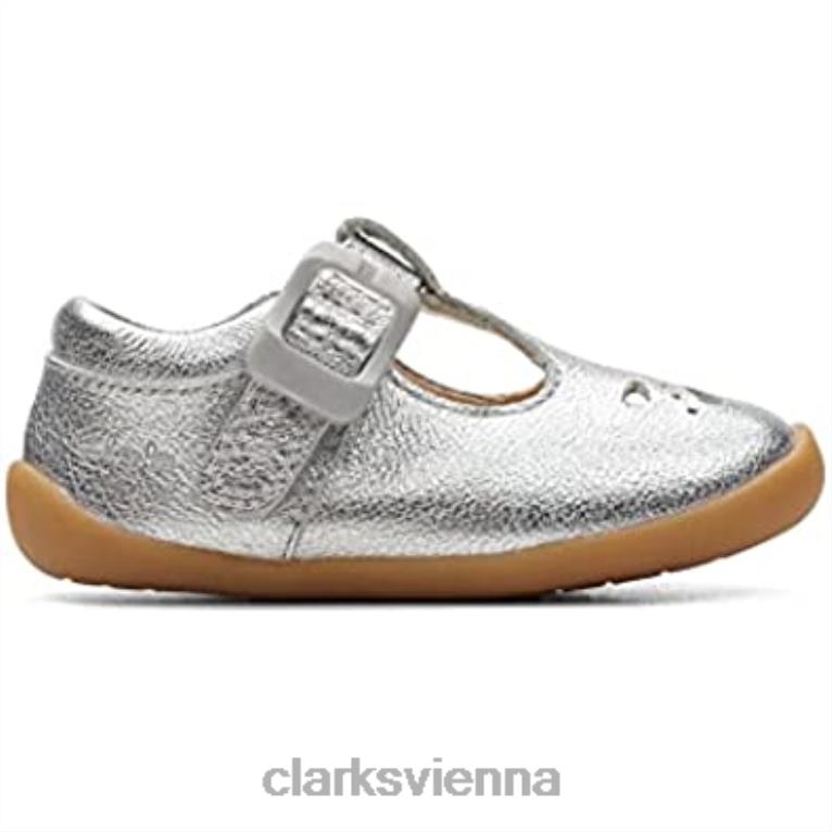 Kinder Clarks Clarks Roamer Star Kleinkind-Lederschuhe 80BRV1528