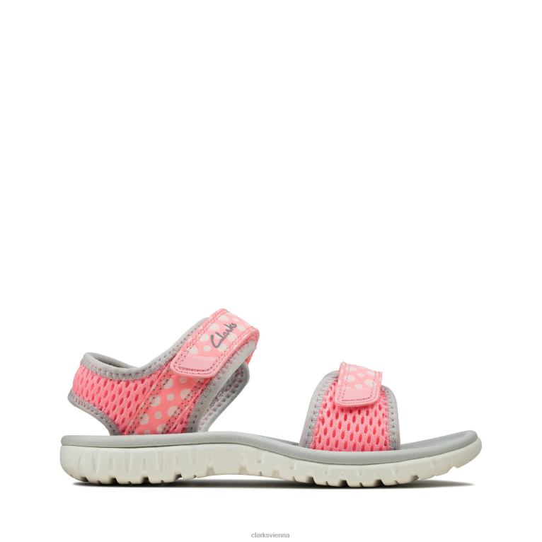 Kinder Clarks Pink Clarks Surfing Tide k 80BRV3795 Rosa