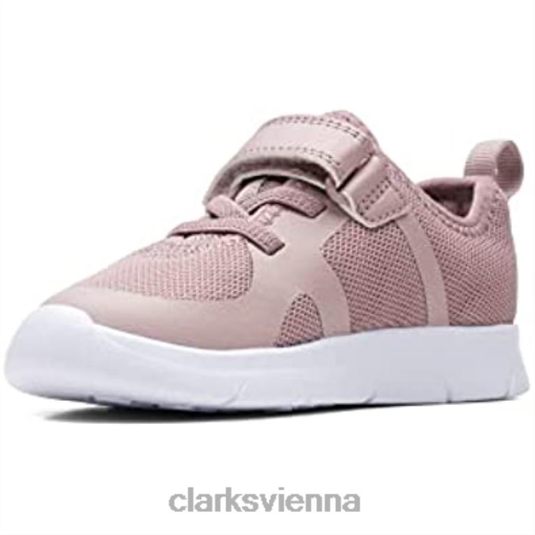 Kinder Clarks Ath Flux Kindertextilschuhe rosa Clarks 80BRV277