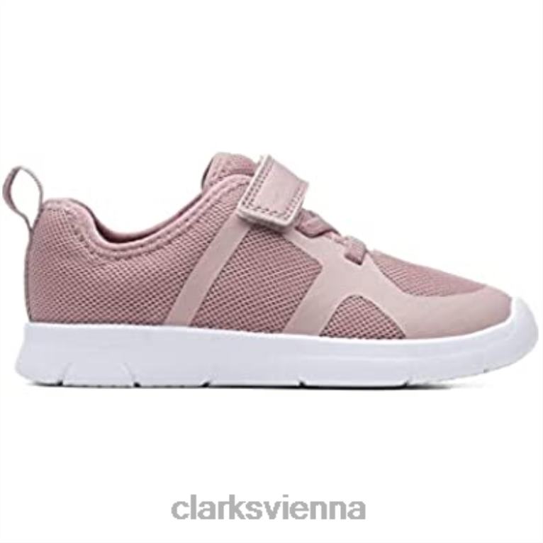 Kinder Clarks Ath Flux Kindertextilschuhe rosa Clarks 80BRV277