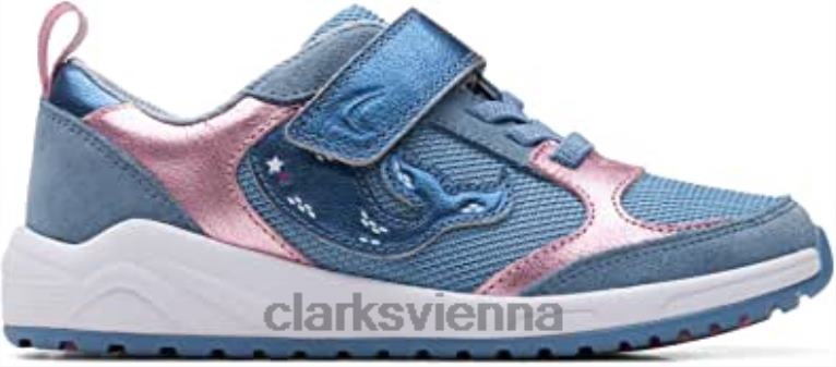 Kinder Clarks Aquatic Flex Kinderledersneaker von Lue Clarks 80BRV1700