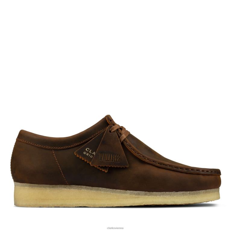 Männer Clarks Wallabee Bienenwachs Clarks Mode 80BRV3526 Bienenwachs