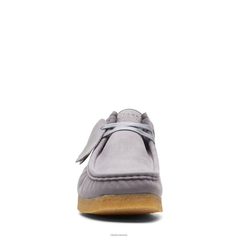 Männer Clarks Wallabee Clarks grau 80BRV3765 grau