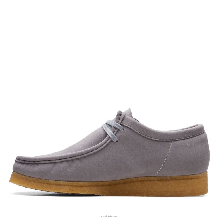 Männer Clarks Wallabee Clarks grau 80BRV3765 grau