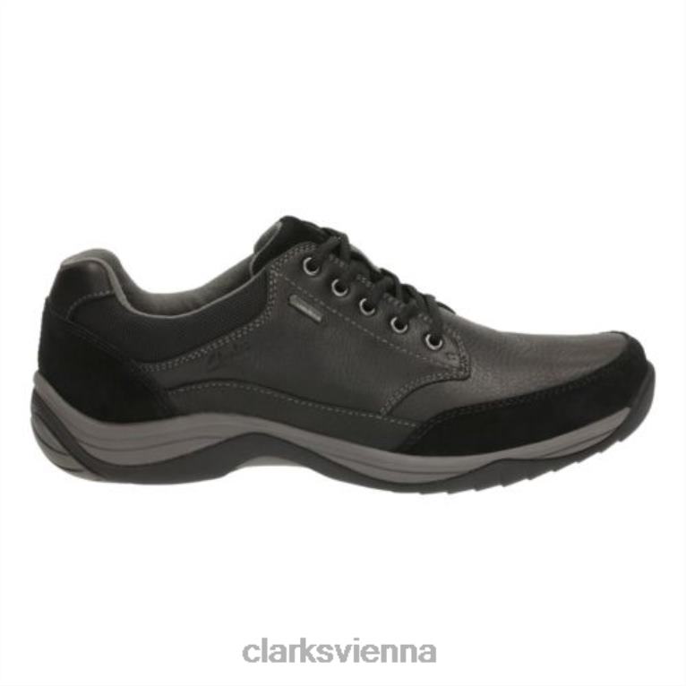 Männer Clarks Baystone Go GTX Clarks schwarz 80BRV4487 Schwarz