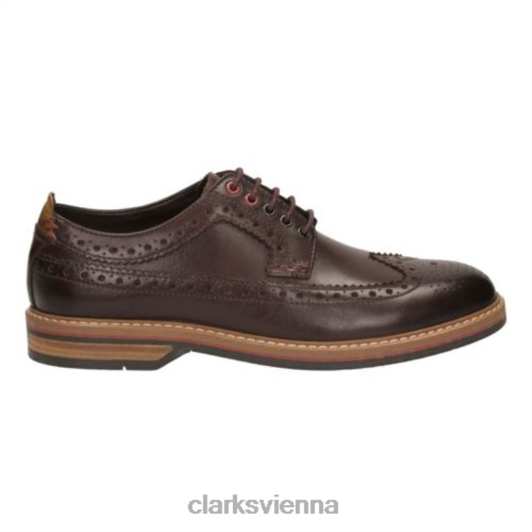 Männer Clarks Clarks Chestnut Pitney Limit 80BRV4497 Kastanie