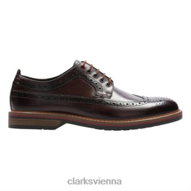 Männer Clarks Kastanie Pitney Limit Clarks 80BRV4444 Kastanie