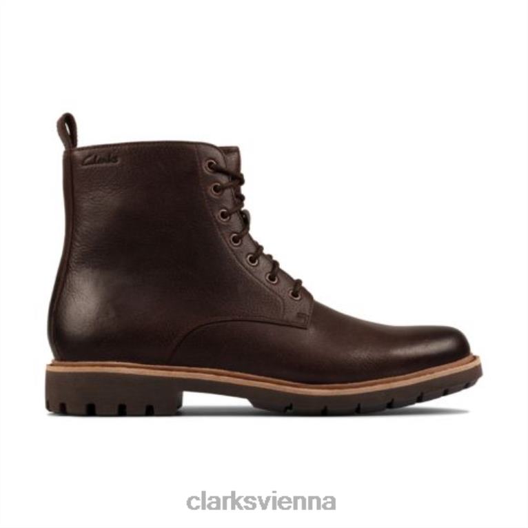 Männer Clarks dunkelbrauner Clarks Batcombe Hi2 80BRV4547 dunkelbraun