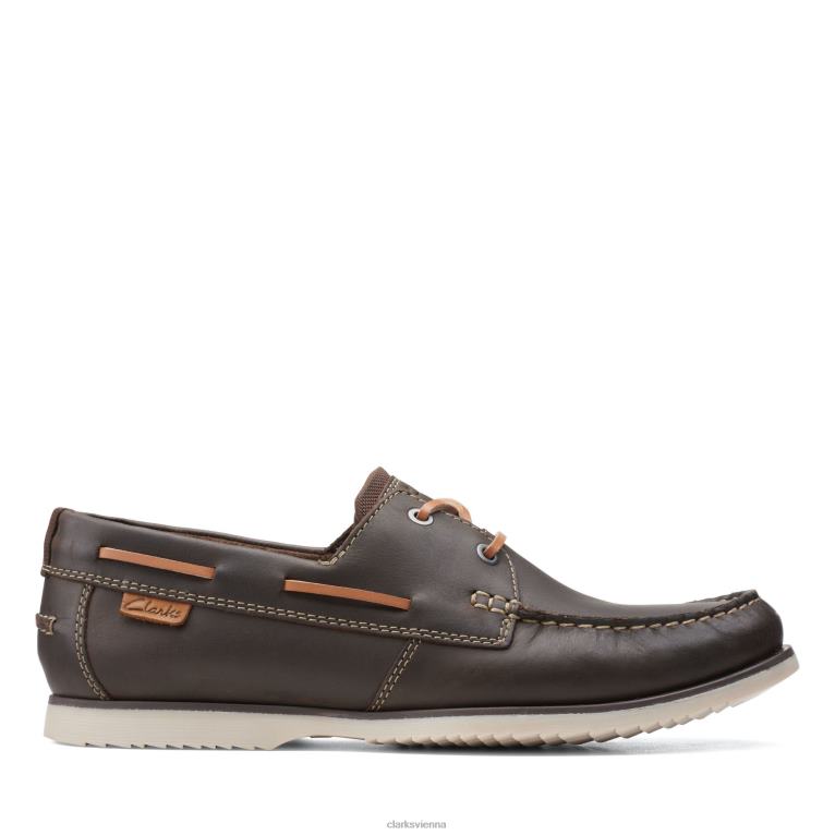 Männer Clarks Clarks dunkelbraune Noonan-Spitze 80BRV3457 dunkelbraun