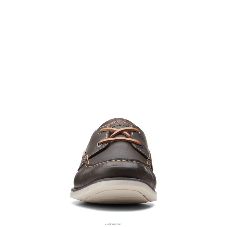 Männer Clarks Clarks dunkelbraune Noonan-Spitze 80BRV3457 dunkelbraun