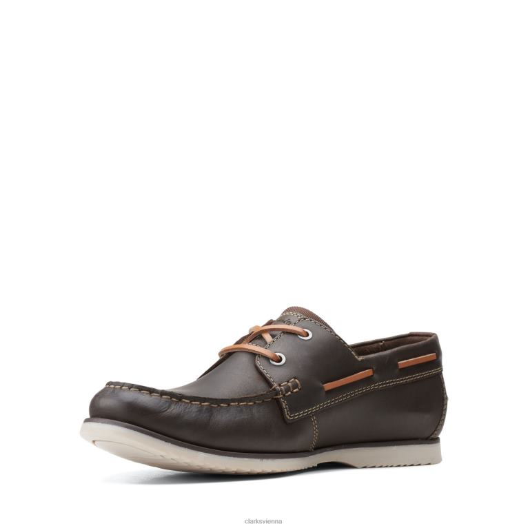 Männer Clarks Clarks dunkelbraune Noonan-Spitze 80BRV3457 dunkelbraun