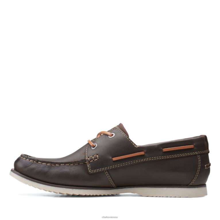 Männer Clarks Clarks dunkelbraune Noonan-Spitze 80BRV3457 dunkelbraun