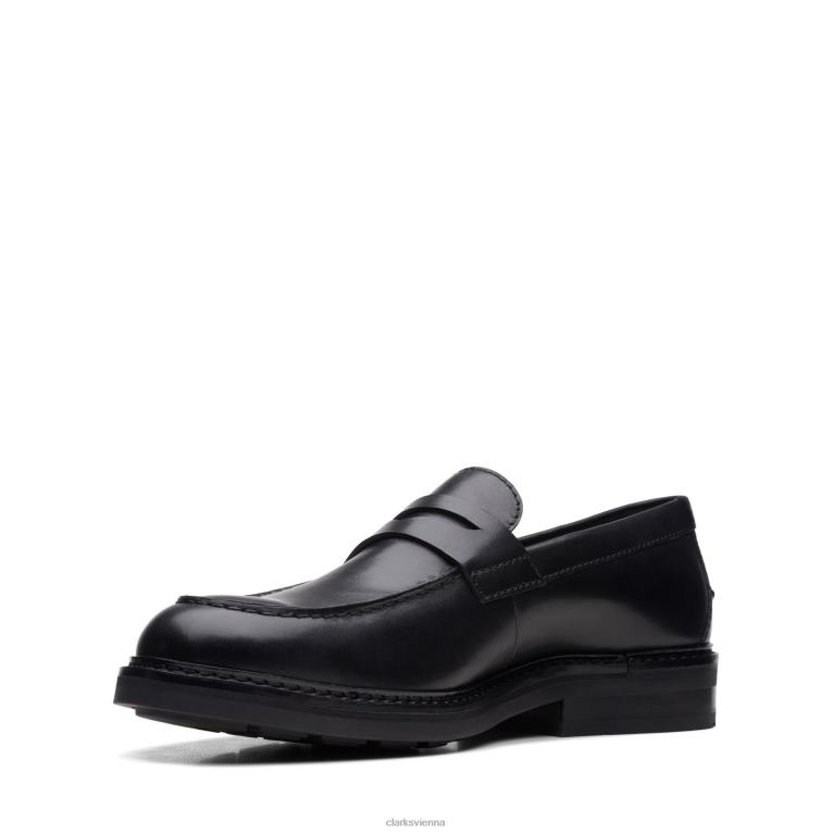 Männer Clarks Clarks Black Craftevan Leichtigkeit 80BRV3529 Schwarz