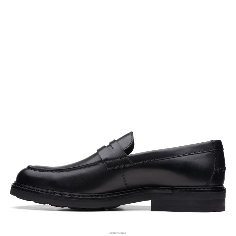 Männer Clarks Clarks Black Craftevan Leichtigkeit 80BRV3529 Schwarz