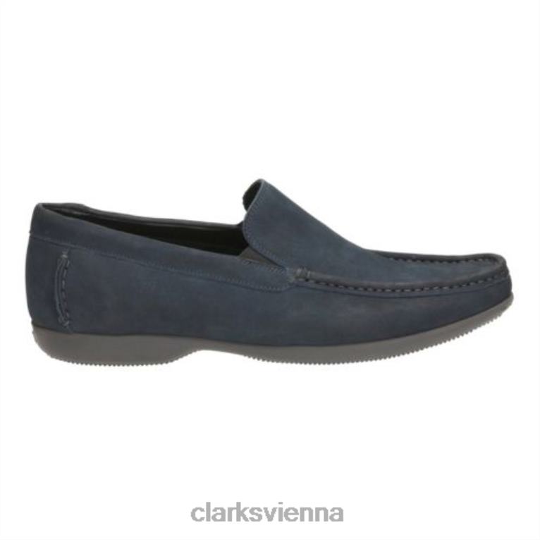 Männer Clarks Denim-Leder feiner Sun Clarks 80BRV4396 Jeansleder