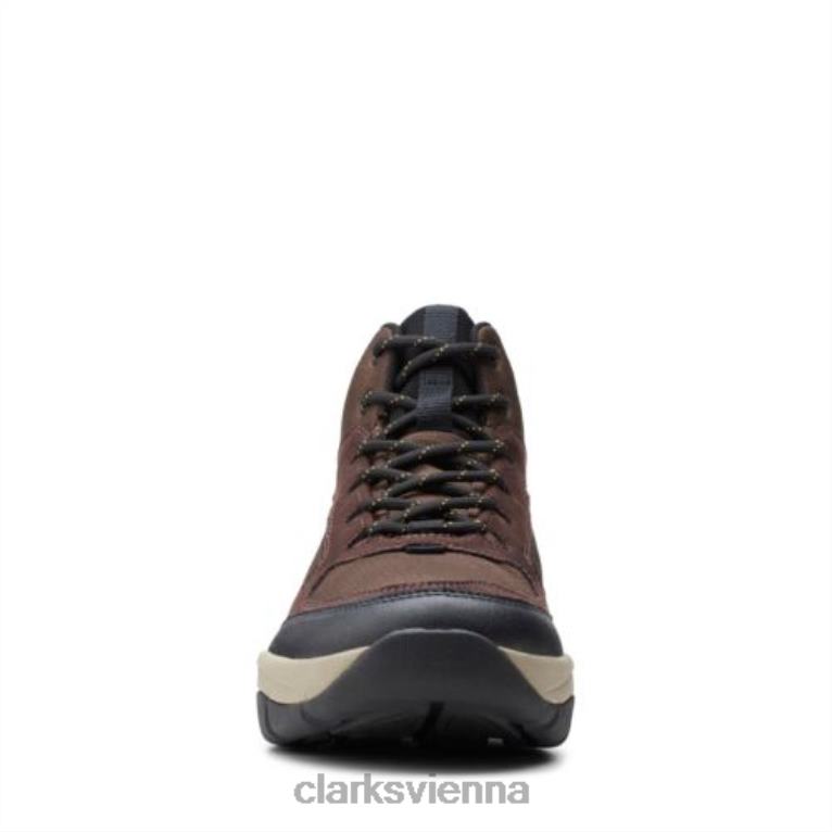 Männer Clarks Braune Clarks Ervmid 80BRV4363 braun