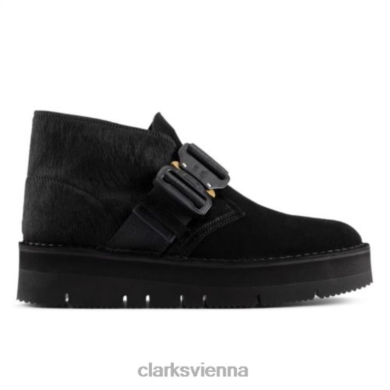 Männer Clarks Clarks Desert Strap schwarz 80BRV4346 Schwarz